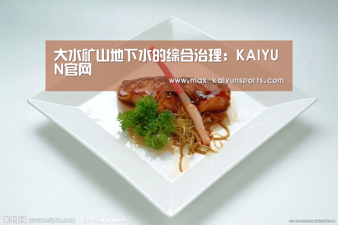 大水矿山地下水的综合治理:KAIYUN官网(图2) 开云入口